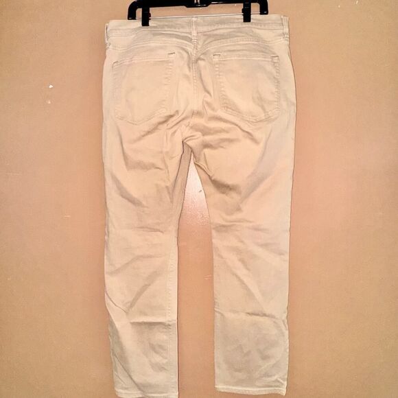 J. Crew Men's Straight Leg Khaki Jeans in Tan - Size 34/30 - Picture 3 of 10